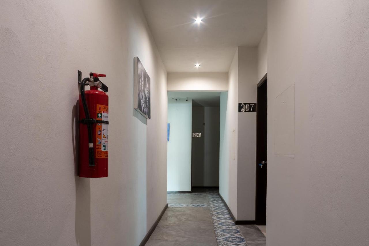 Hotel Mayari Holbox Eksteriør billede A fire extinguisher in a hotel