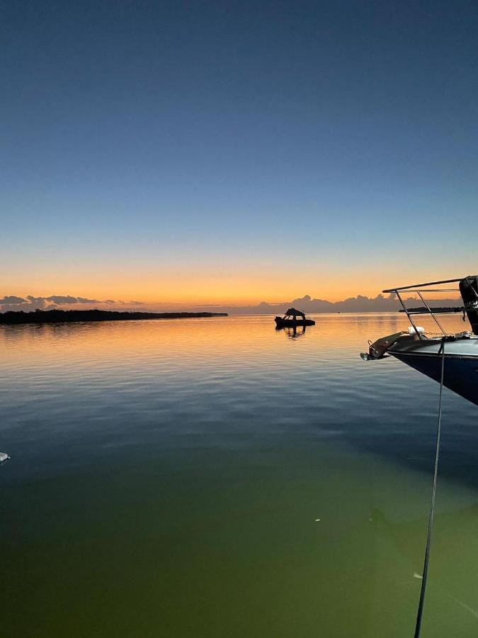 Hotel Mayari Holbox Eksteriør billede Sunset at the Marina