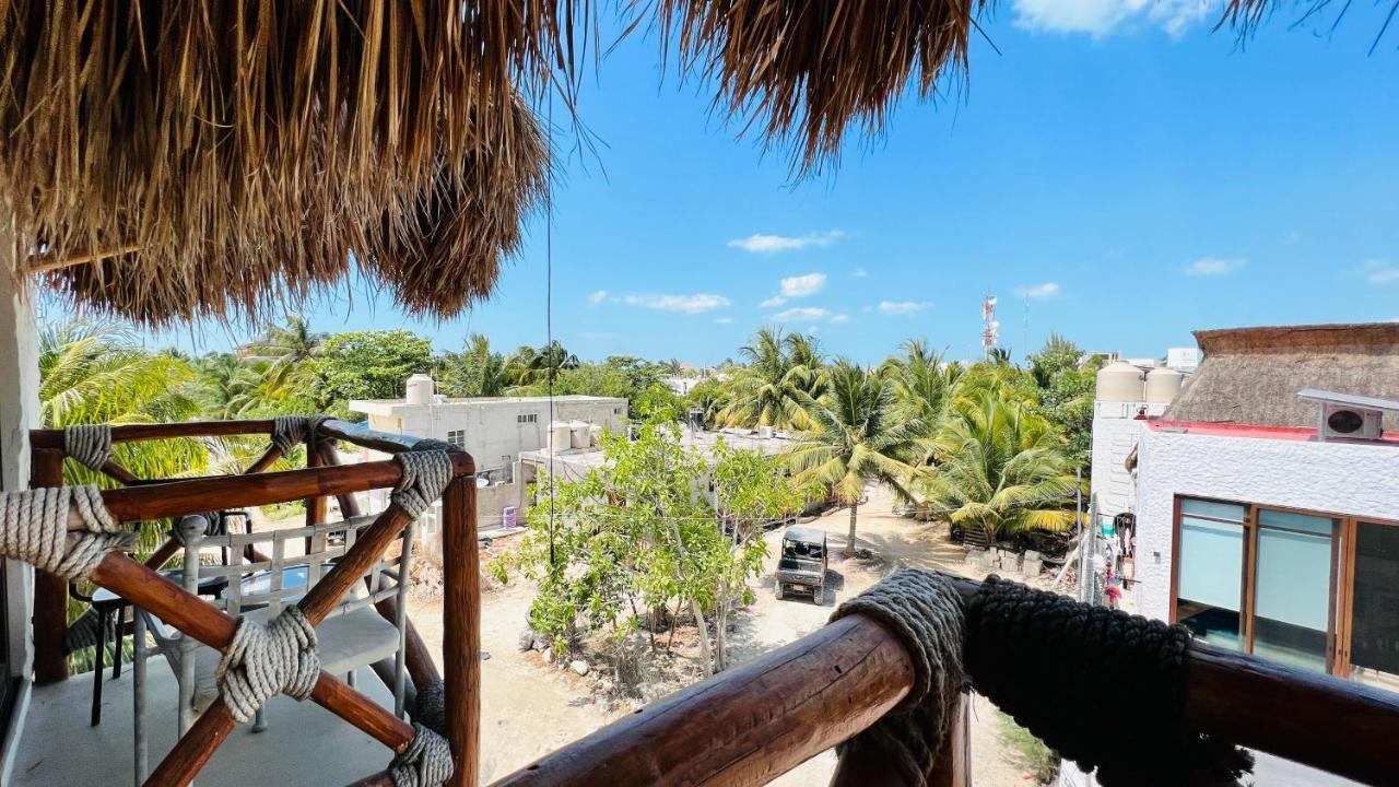 Hotel Mayari Holbox Eksteriør billede View of Tulum from a rooftop