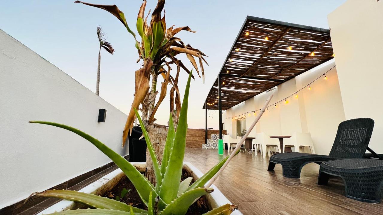Hotel Mayari Holbox Eksteriør billede Rooftop at the hotel
